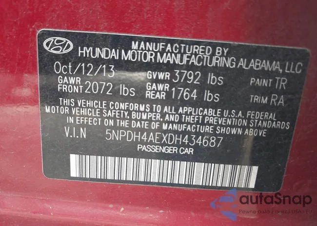 5NPDH4AEXDH434687: 41195722