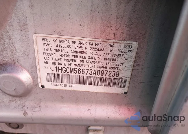 1HGCM56673A097238: 41197672