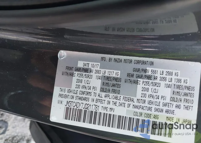 JM3TCADY7J0211781: 41196907