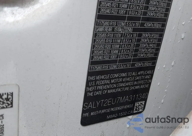 SALYT2EU7MA311340: 41199270