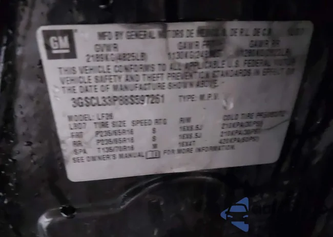 3GSCL33P88S597261: 41199099