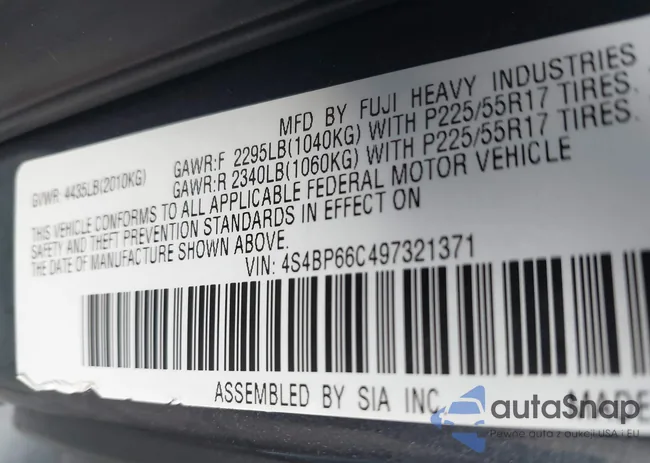 4S4BP66C497321371: 41200292
