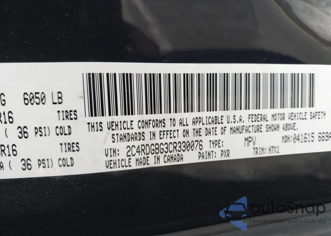 2C4RDGBG3CR330076: 41199760