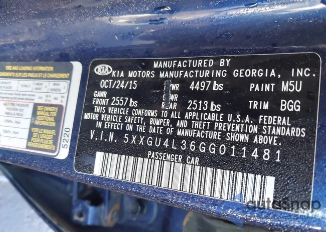 5XXGU4L36GG011481: 41204157