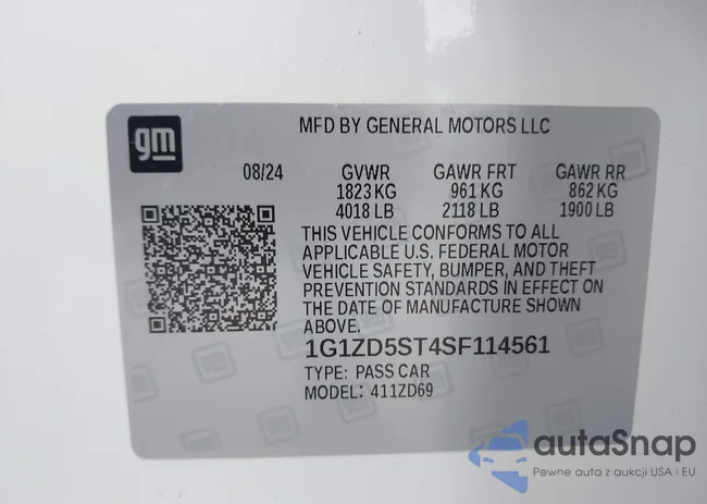 1G1ZD5ST4SF114561: 41209445