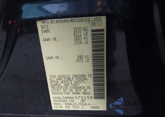 1N4AL3AP6DN575159: 41213465