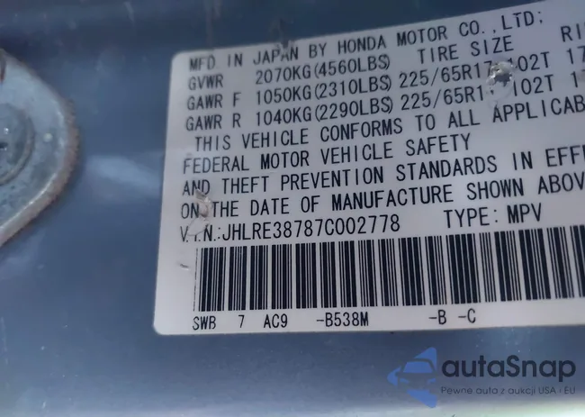 JHLRE38787C002778: 41215302