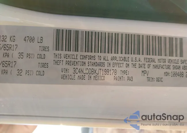 3C4NJDDBXJT199178: 41215543