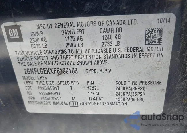 2GNFLGEKXF6199103: 41216570