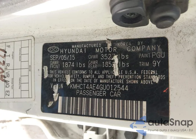 KMHCT4AE4GU012544: 41215944