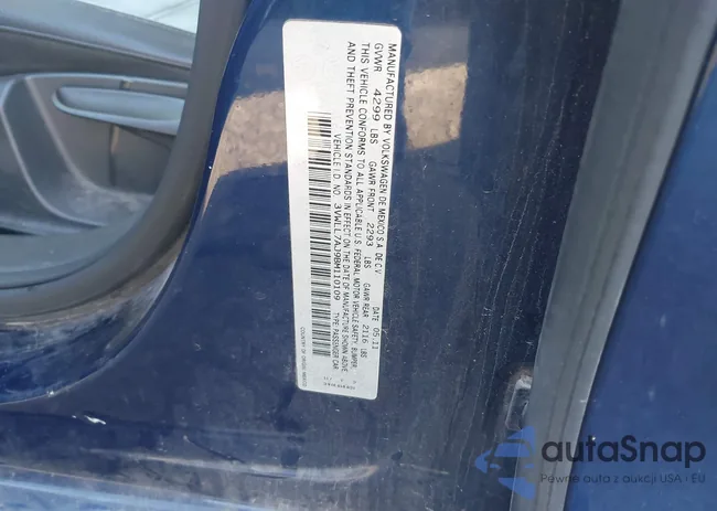 3VWLL7AJ9BM110109: 41217420