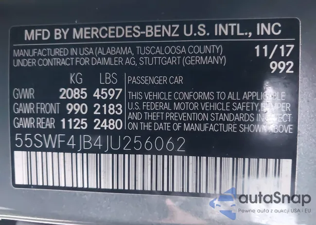 55SWF4JB4JU256062: 41219848