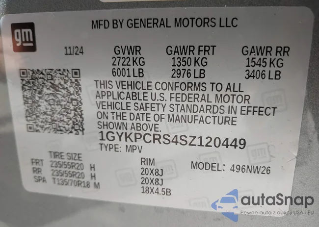 1GYKPCRS4SZ120449: 41221092