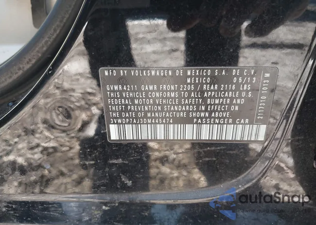 3VWDP7AJ3DM445474: 41221586