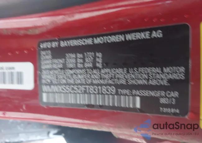 WMWXS5C52FT831839: 41224696