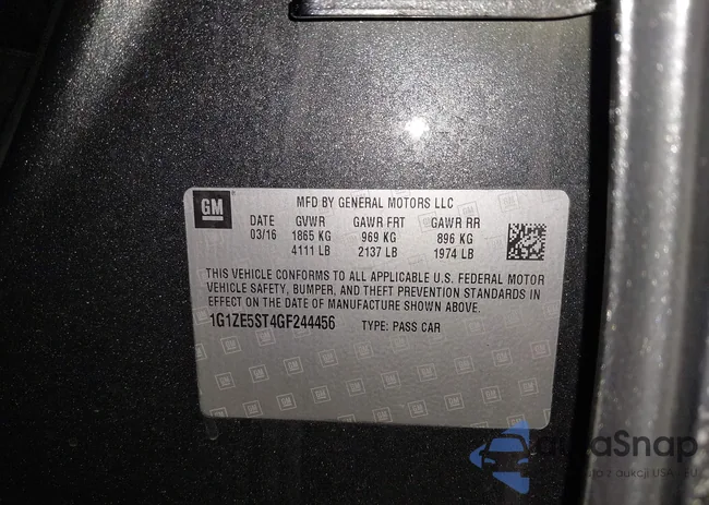 1G1ZE5ST4GF244456: 41227345