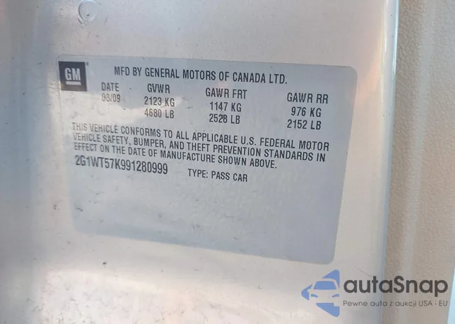 2G1WT57K991280999: 41236103