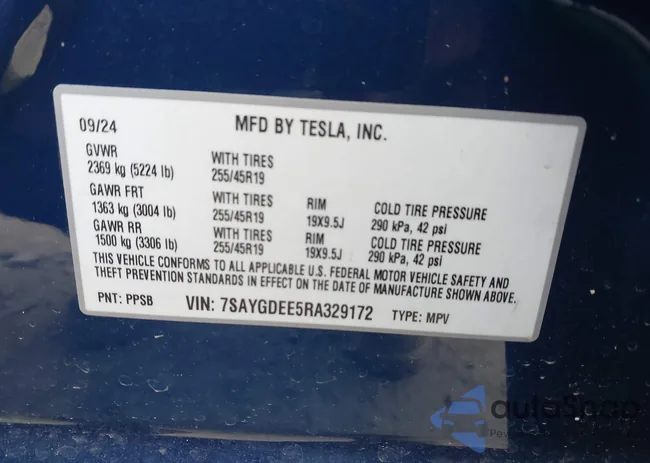 7SAYGDEE5RA329172: 41239819