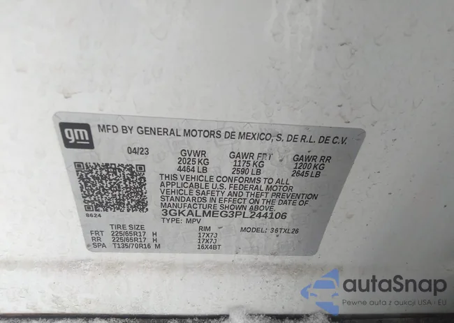 3GKALMEG3PL244106: 41240833