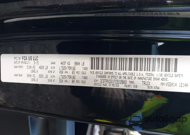 3C6TRVDG1FE512803: 41241868