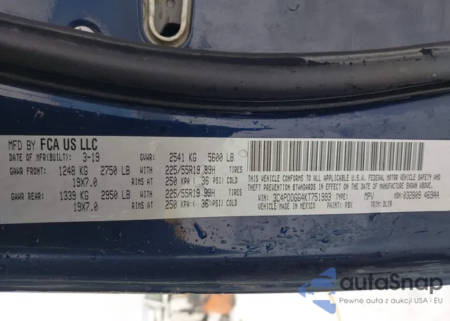 3C4PDDGG4KT751993: 41243370