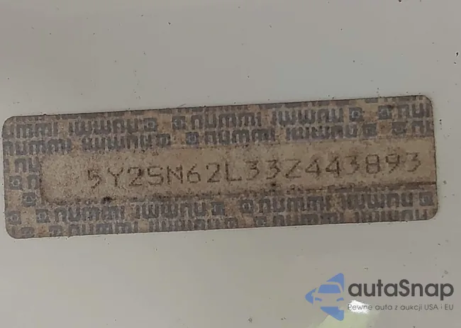 5Y2SN62L33Z443893: 41243982