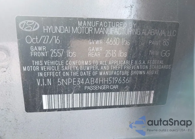 5NPE34AB4HH519636: 41249910