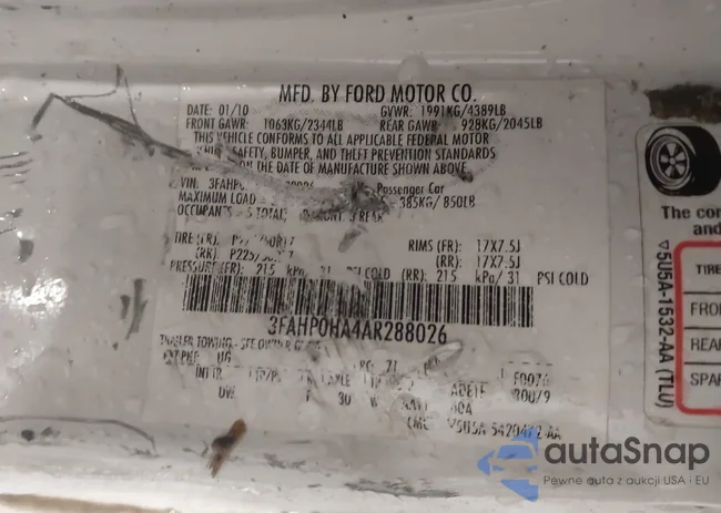 3FAHP0HA4AR288026: 41251270