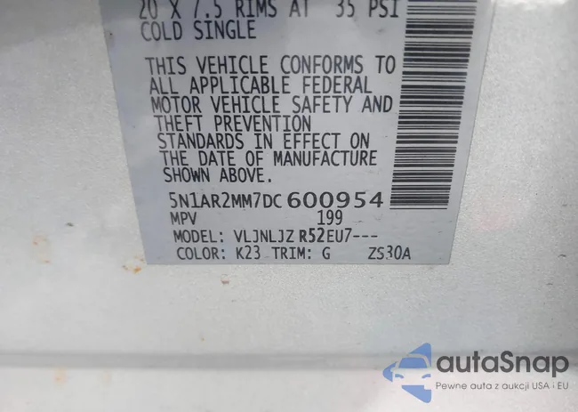 5N1AR2MM7DC600954: 41252066