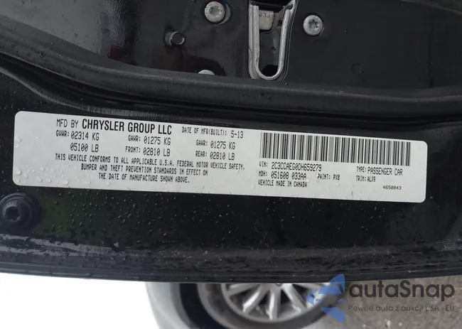 2C3CCAEG0DH659279: 41252587