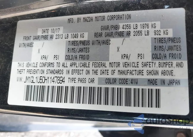 JM1GL1U50H1147894: 41258580