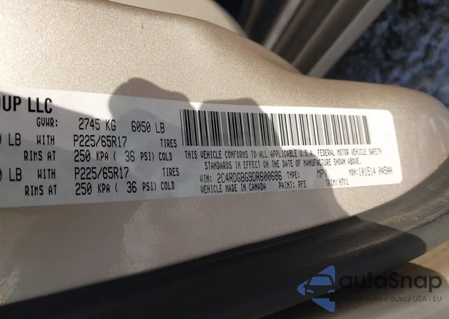 2C4RDGBG9DR600686: 41258765