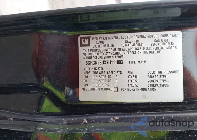 5GRGN23UX7H111093: 41262675