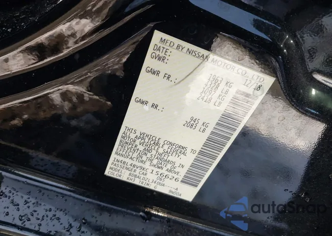 1N4BL4BV9KC156626: 41264185