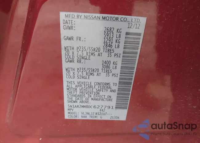 5N1AR2MM8DC627791: 41264438