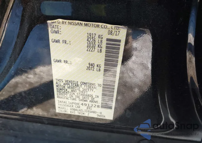 1N4AL3AP4HC491228: 41264525