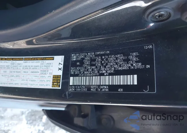 JTLKT324864059191: 41264820