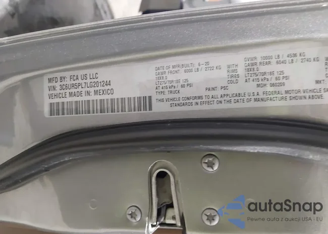 3C6UR5PL7LG201244: 41265714