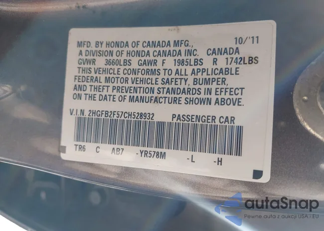 2HGFB2F57CH528932: 41273379