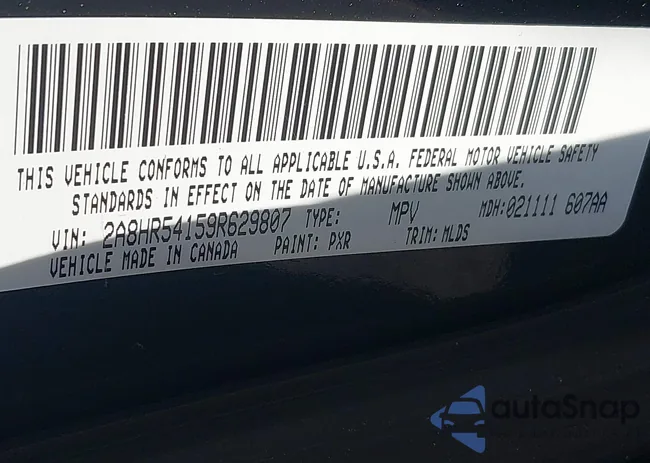 2A8HR54159R629807: 41274476