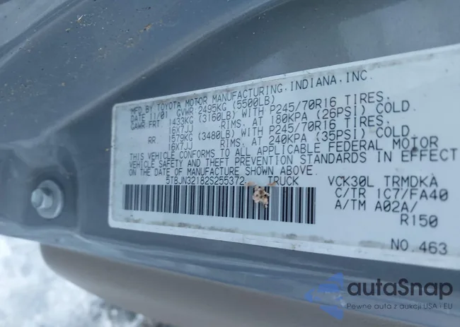 5TBJN32182S255372: 41275313