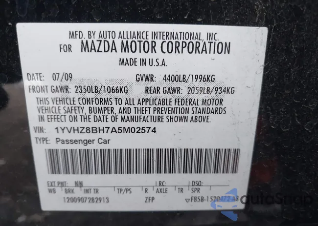 1YVHZ8BH7A5M02574: 41281152