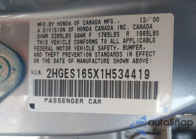 2HGES165X1H534419: 41291612