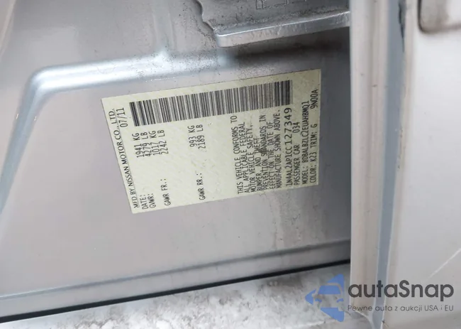 1N4AL2AP1CC127349: 41292417