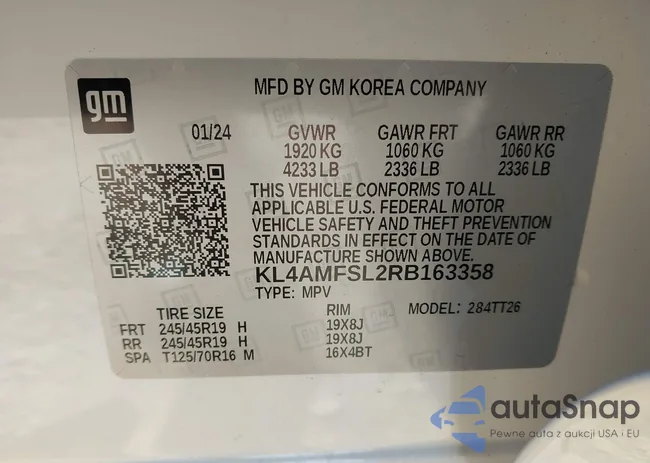 KL4AMFSL2RB163358: 41293820