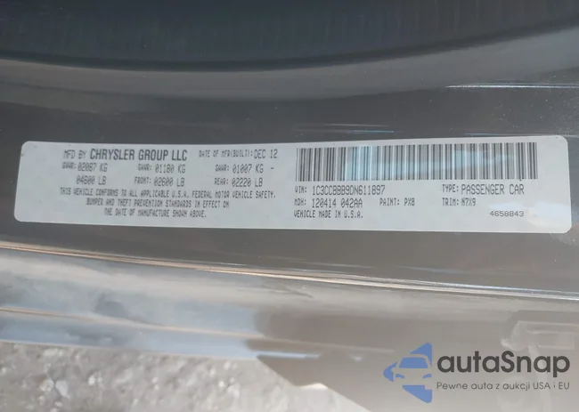 1C3CCBBB9DN611897: 41296512