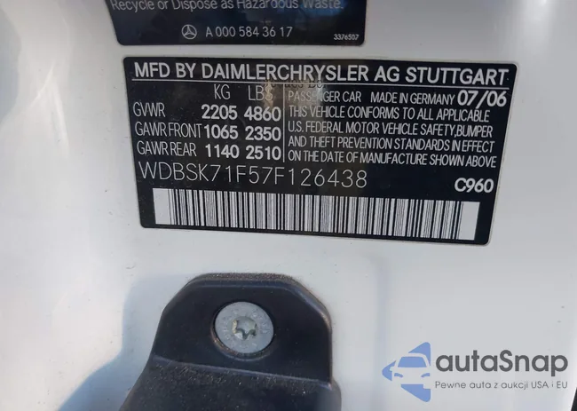 WDBSK71F57F126438: 41297509