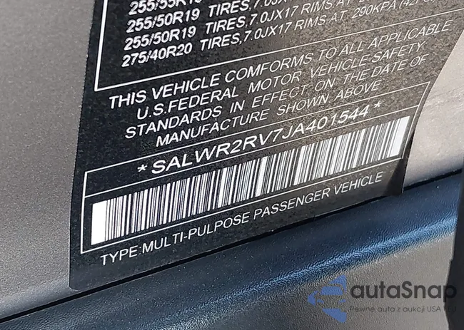 SALWR2SU3LA743674: 41300143