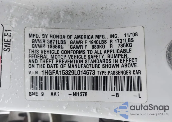 1HGFA15329L014673: 41300351