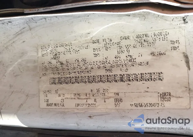 1FTYR2XM6HKA35249: 41301262